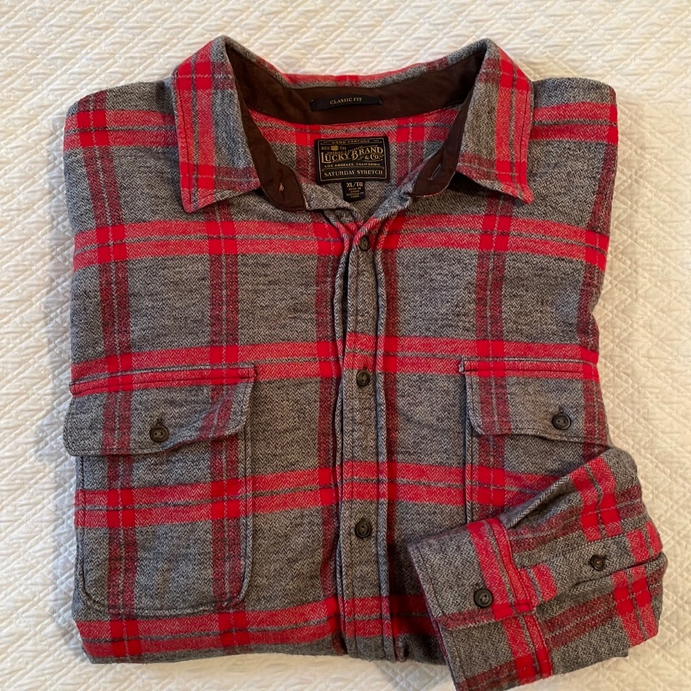 Lucky Brand Plaid Flannel Shirt